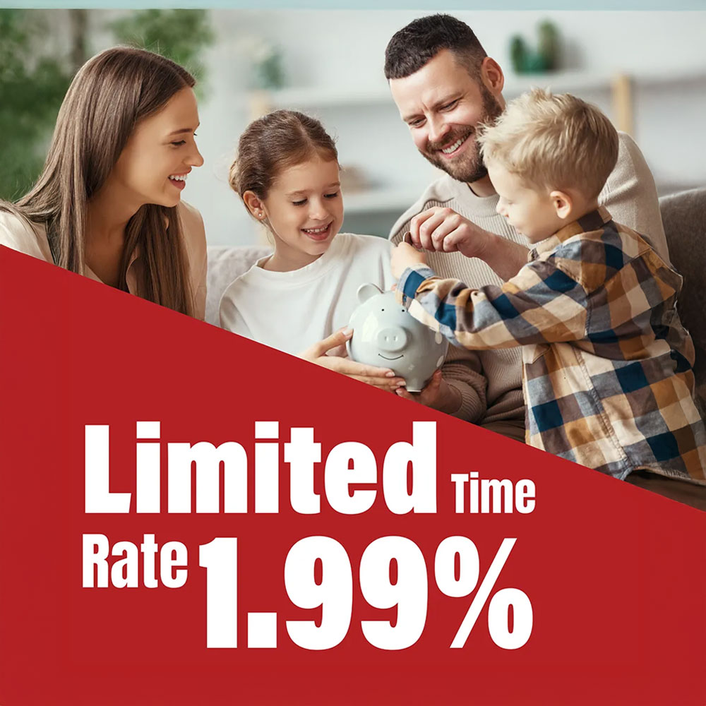 Promotional mortgage rate for a new San Rufo home